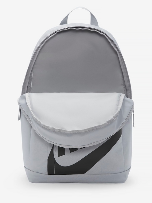 Nike school backpacks silver discount