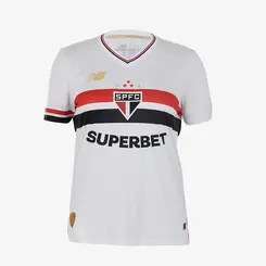 CAMISA SAO PAULO NEW BALANCE TORCEDOR HOME 2025 FEMININA