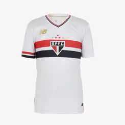 CAMISA SAO PAULO NEW BALANCE TORCEDOR HOME 2025 JUVENIL